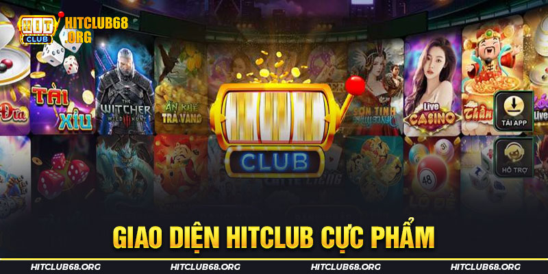 Giao diện nhà cái HITCLUB đẹp và dễ sử dụng